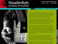 Tablet Screenshot of howlinfish.com